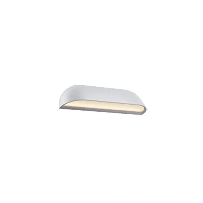 Image of Nordlux Front 26 LED outdoor wall lamp, white