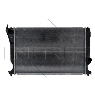 Image of 164000R011, 164000R021 Engine radiator NRF 53767 Aluminium 625mm 402mm 36mm Brazed cooling fins TOYOTA: Avensis II Saloon, Station Wagon