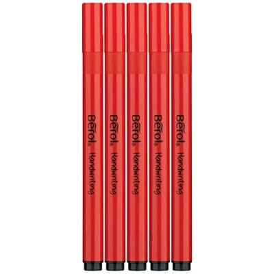 Image of Berol Black Handwriting Pen: Pack of 5