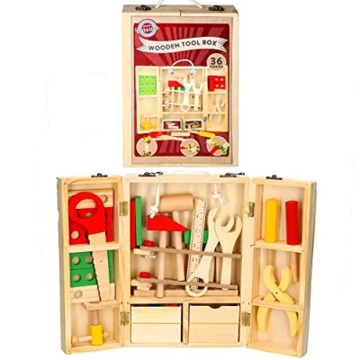 Image of Padgett Bros 65868 Wooden Tools, Brown, Large