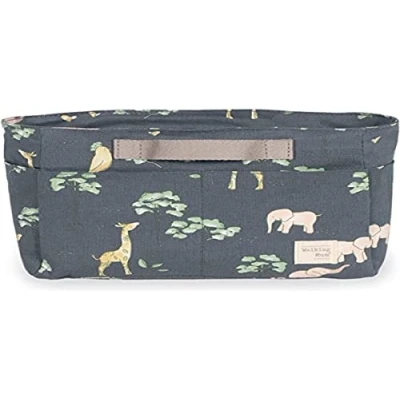 Image of Walking Mum. Baobab Baby Toiletry Bag, Small Organizer Bag for Toiletries and Hygiene Accessories, Practical Comfortable to Carry, Anthracite, 26 x 16 12 cm.