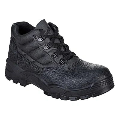 Image of Portwest FW10 Comfort Slip Resistant Steelite Protector Boot S1P Black, 36