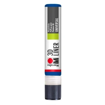 Image of Marabu 3D Liner Pen 25ml 652 Medium Blue