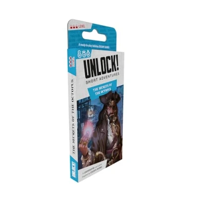 Image of Space Cowboys Unlock! Short 6 the Secrets of Octopus Card Game Ages 10+ 1 Players 30 Minutes Playing Time