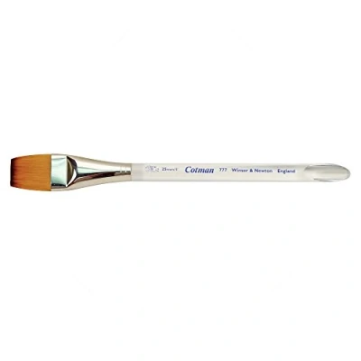 Image of Winsor &amp; Newton Series 777 Size 25mm Cotman Clear Handle Wash and One Stroke Brush