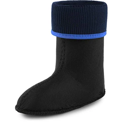 Image of Ladeheid Warming Insert for Children&#039;s Girl&#039;s Boy&#039;s EVA Extra Light Wellington Boots Rainy Wellies Rain KL058 (Light Blue, 1 UK)
