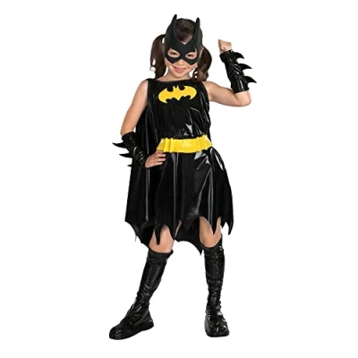 Image of Rubies Official 882313S000 Small Childs Girls Deluxe Batgirl Costume DC Batman