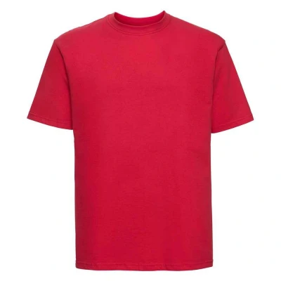 Image of Russell Athletic Mens Ringspun Cotton Classic T Shirt (Classic Red) Size X Large