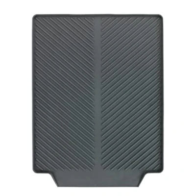 Image of WENKO Linea, Grey Drying, Sink mat for Dishes, Gray, 3 x 30 40 cm