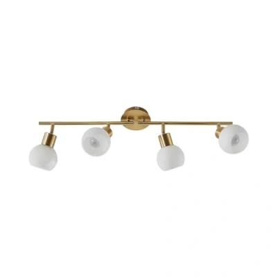 Image of Ceiling Light &#039;Elaina&#039; dimmable in Gold Made of Metal for e.g. Living Room &amp; Dining (4 Sources, E14) from Lindby floodlight, Spotlight