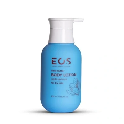 Image of EOS Vanilla Cashmere Body Lotion Shea Butter,24 Hour Moisture Skin Care Intense Moisturizing for Dry and Sensitive 400 ml. (New Formula/New Packaging)