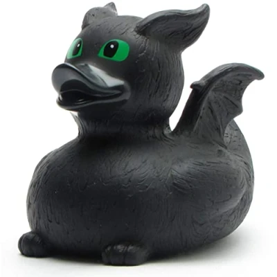 Image of Bath Duck Dragon I Squeaky Ducks L: 9 cm Includes Keyring in Set Multicoloured