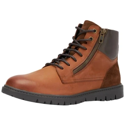 Image of Geox Men&#039;s U Ghiacciaio Ankle boot, Cognac, 6 UK
