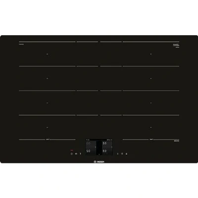 Image of Bosch 8 Series pxy801kw1e Integrated Plate (Built in, Induction Plate, Glass and Ceramic, Black, 3300 W, 400 x 230 mm)