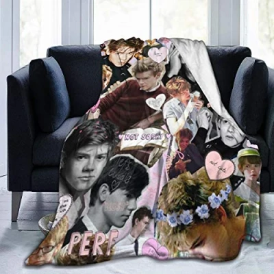 Image of Amkong Thomas Brodie Sangster Fleece Blanket Lightweight Super Soft Cozy Luxury Bed Microfiber