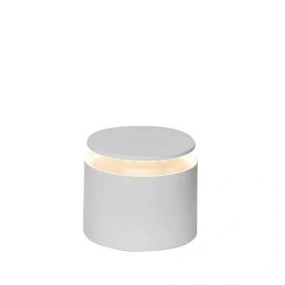Image of Zafferano, Push Up Lamp, Rechargeable Cordless Table Lamp with Touch Controls, Also Usable as an Outdoor Dimmer, 2200 3000 K, Height 80 100 cm, White Colour