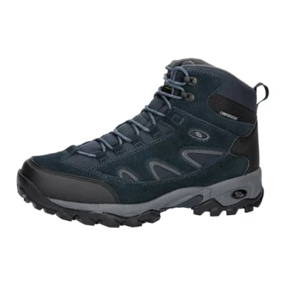 Image of Brütting Men&#039;s Nevada Trekking Boots, Navy Grey, 3.5 UK