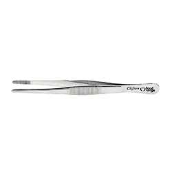 Image of Stainless Steel Round Tip Micro Tweezers 160mm