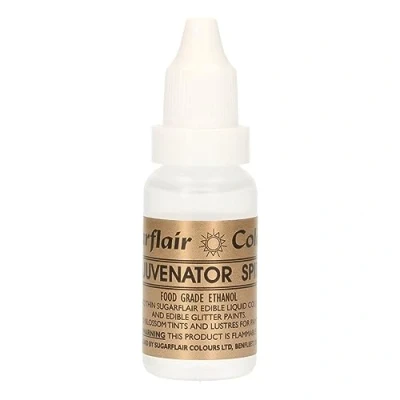Image of Sugarflair Rejuvenator Spirit, Spirit For Sugarcraft and Cake Decorating, Food Grade Ethanol, Colouring Thinner 14ml