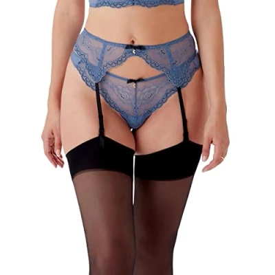 Image of Gossard Women&#039;s 7712 MNL Suspender, Moonlight Blue, M
