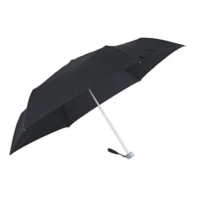 Image of SAMSONITE Rain Pro 3 Section Manual Flat Stick umbrella, 24 cm, Black