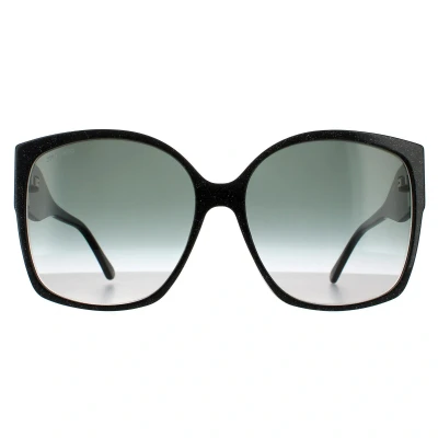 Image of Jimmy Choo Noemi/s Sunglasses, Glitter Black, One Size
