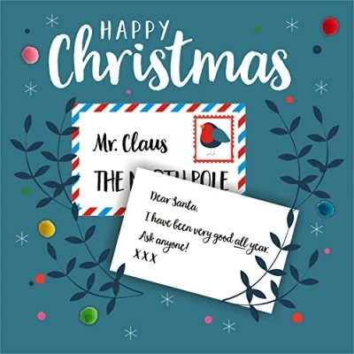 Image of Pom XP010 &quot;Dear Santa&quot; Christmas Card