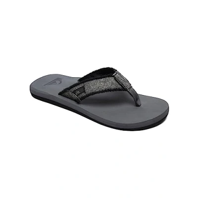 Image of Quiksilver Men&#039;s Monkey Abyss Sandal, Grey/Black/Grey, 13 UK