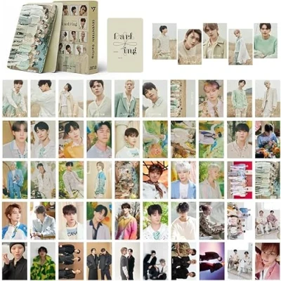Image of 55Pcs Seventeen Photo Cards Darling Album Mini Lomo Merch Pack Gift for Girls Fans