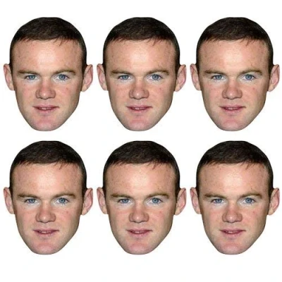 Image of Star Cutouts SMP362 Wayne Rooney Mask, One Size