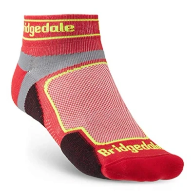 Image of Bridgedale TRAIL RUN Ultralight T2 Coolmax Sport Low Men&#039;s Large Red