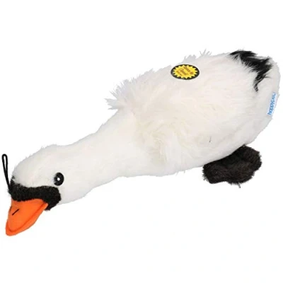 Image of AB Tools Happy Pets Pet Migrator Swan Plush Toy For Dogs,38cm