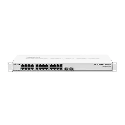 Image of Mikrotik CSS326 24G 2S+RM Managed Gigabit Ethernet (10/100/1000) Supports Power over (PoE) 1U Network Switch, White