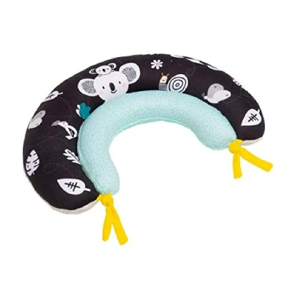 Image of Taf Toys 2 in 1 Tummy Time Developmental Pillow. Multi use Super Soft Comfy Newborn Baby Nursery Support Helps Strengthen Baby&#039;s Core &amp; Neck Muscles. Suitable for Boys Girls from Birth