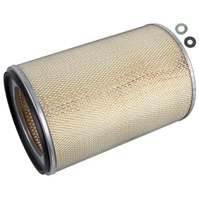 Image of 1070229M1, 1089744M91, 1089774M91, 1446675M91, 1495414 Air Filter FEBI BILSTEIN 170543 417mm 282mm Insert with attachment material