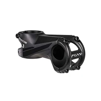 Image of Funn Stryge Bike Drop Stem with 5 Degree Length 75mm 35mm Bar Clamp, for Mountain Bike, BMX Road and Gravel (Black)