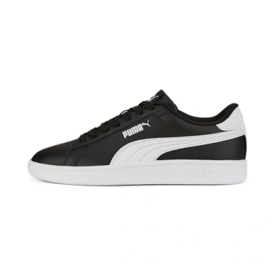 Image of PUMA Smash 3.0 L JR Sneaker, Black White, 5 UK