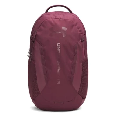 Image of Under Armour Hustle 6.0 Backpack, Dark Maroon/Dark Maroon, One Size, Backpack
