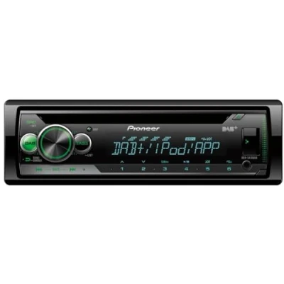 Image of Pioneer DEH S410DAB Next generation 1 DIN CD Tuner with DAB/DAB+ Digital Radio, USB and Spotify. Connects to iPhone &amp; Android devices.
