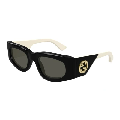 Image of Sunglasses Gucci Gg1664s col. 001 Donna Squadrata Nero