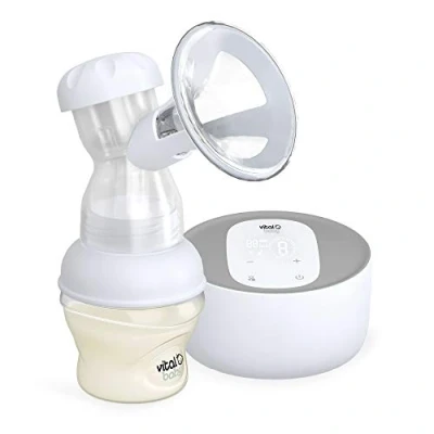 Image of Vital Baby Nurture Flexcone™ Electric Breast Pump Portable 2 Phase Expression 9 Stimulation/Massage and Express Settings Unique Soft Silicone Cone Quiet, Lightweight USB Rechargeable