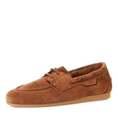 Image of Tamaris Boat shoes, Women&#039;s, Size: 8, Cognac Suede