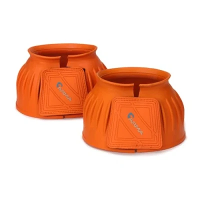 Image of Shires ARMA Touch &amp; Close Over Reach Boots Small Orange
