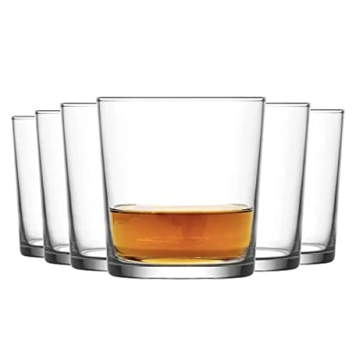 Image of LAV 12x Clear 345ml Bodega Whisky Glasses Glass Water Wine Whiskey Gin Juice Cocktail Drinking Glassware Cup Set