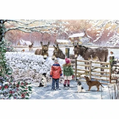 Image of Donkey Friends 500 Piece Jigsaw Puzzle