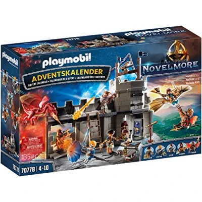 Image of Playmobil 70778 Advent Calendar Novelmore, Fun Imaginative Role Play, PlaySets Suitable for Children Ages 4+