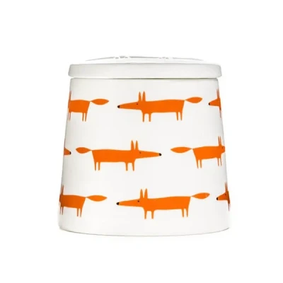 Image of Scion Living Mr Fox Ceramic &amp; Orange Multi Large Storage Jar
