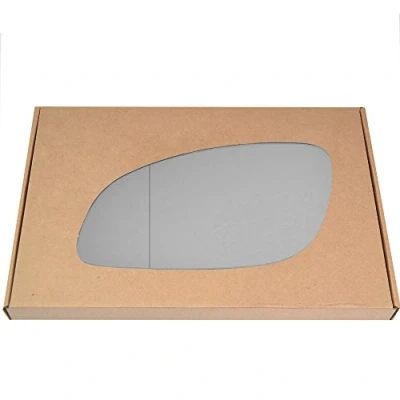 Image of Less4spares Wing Mirror Glass Left Compatible with Vauxhall Vectra C 2003 2008 STICK ON Passenger Near Side Blind Spot