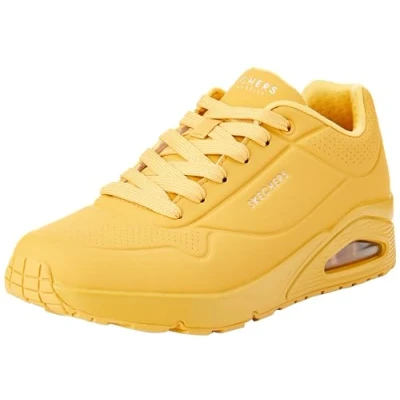 Image of Skechers Men&#039;s Uno Stand on Air Trainers, Honey Durabuck Mesh, 5.5 UK