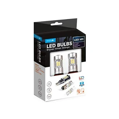 Image of 4x Simply SH1121LEDW711 H11 21LED Fog Light Boxed SH1121LEDW
